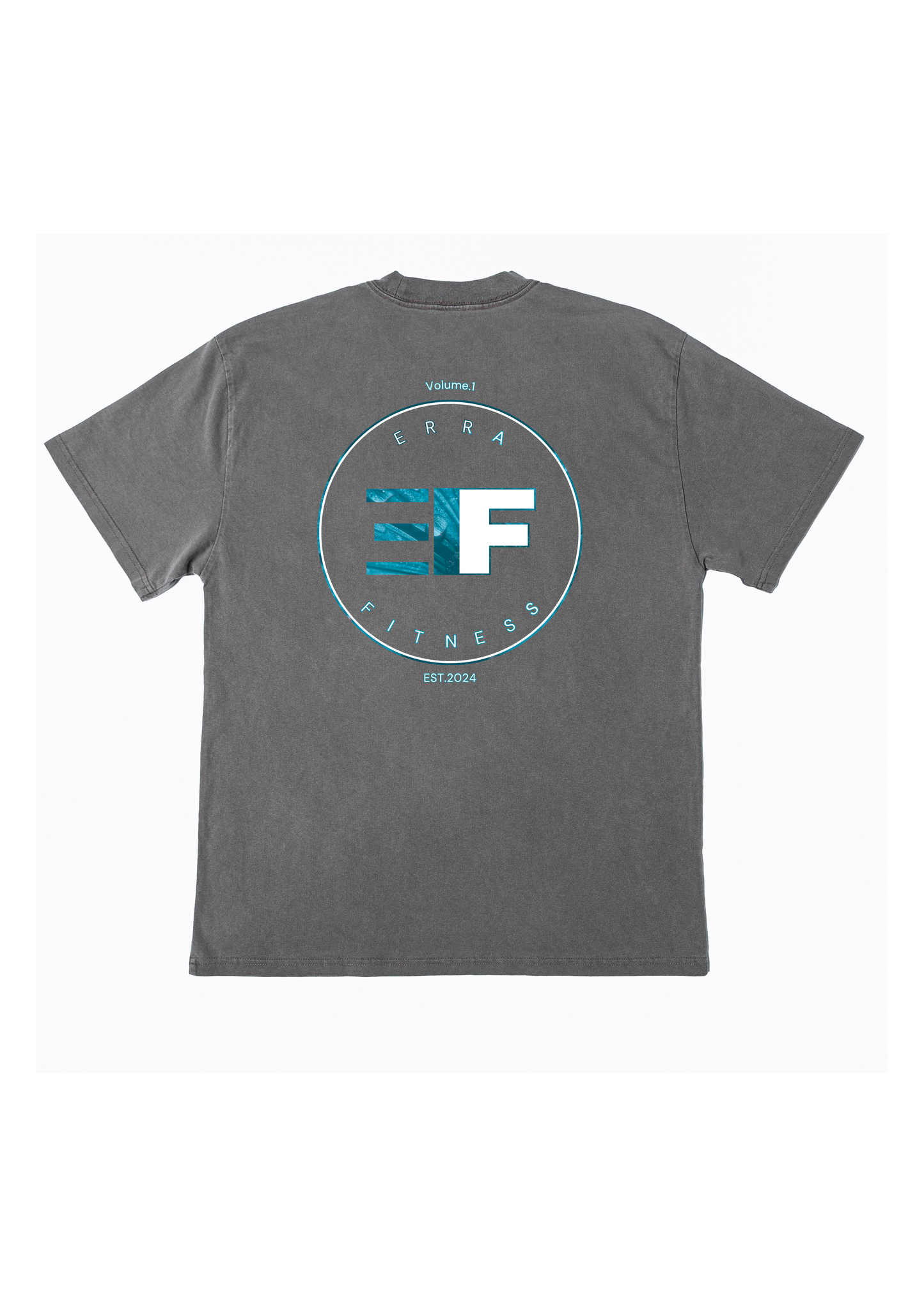 Teal Blue Vol.1 Mens Heavy Faded Tee