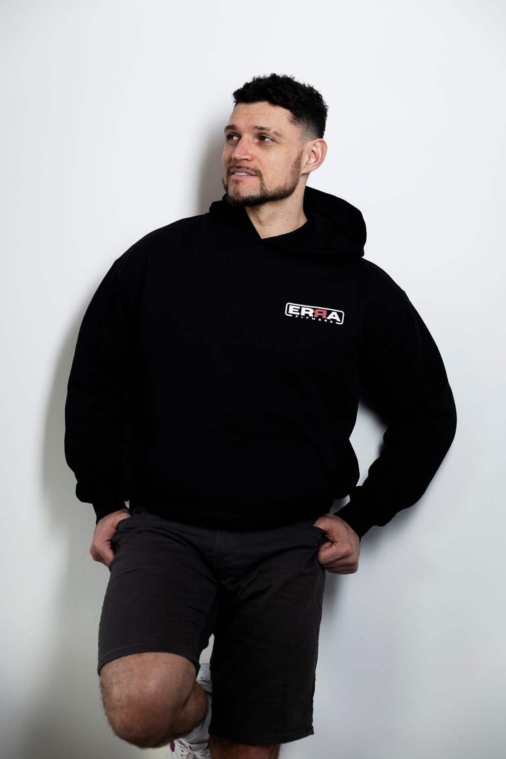 Mens Box Hoodie White Logo