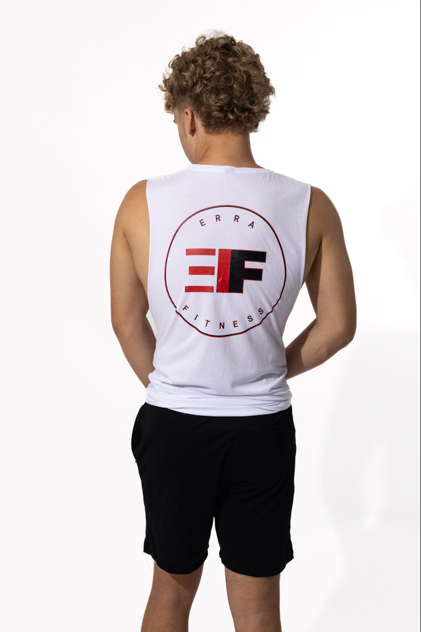 Mens Barnard White Tank
