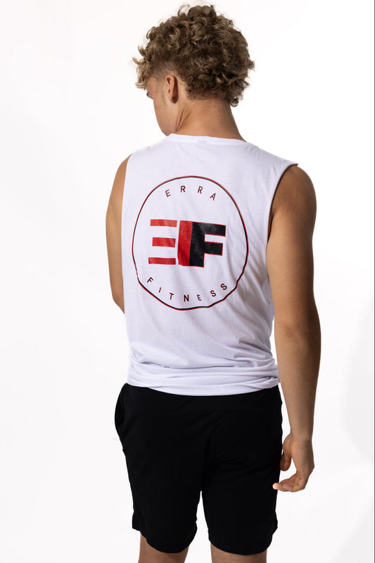 Mens Barnard White Tank