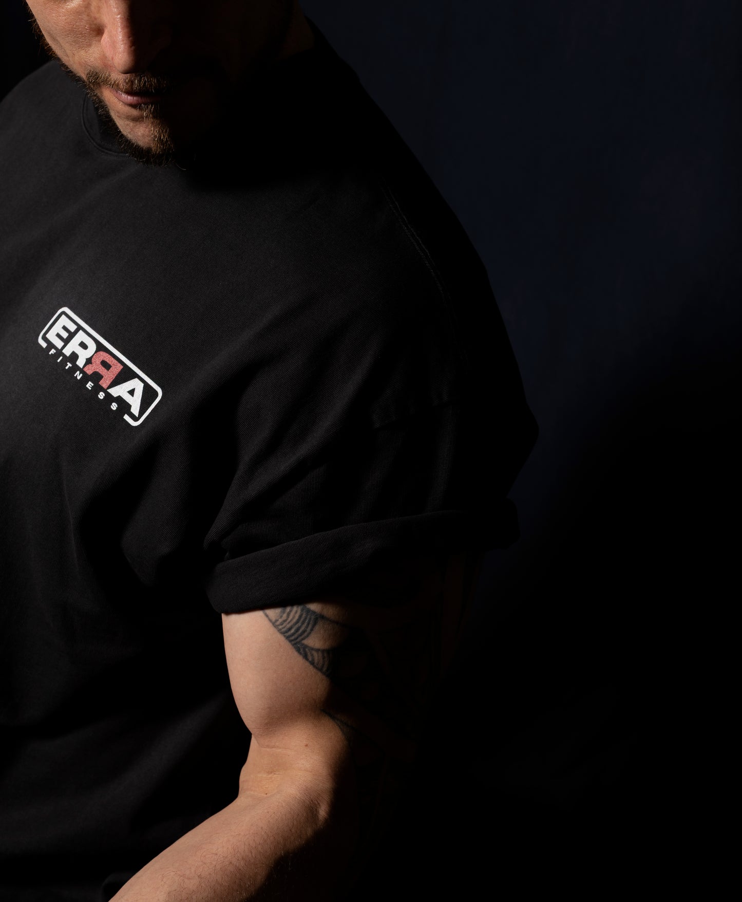 Mens Heavy Faded Tee White Logo