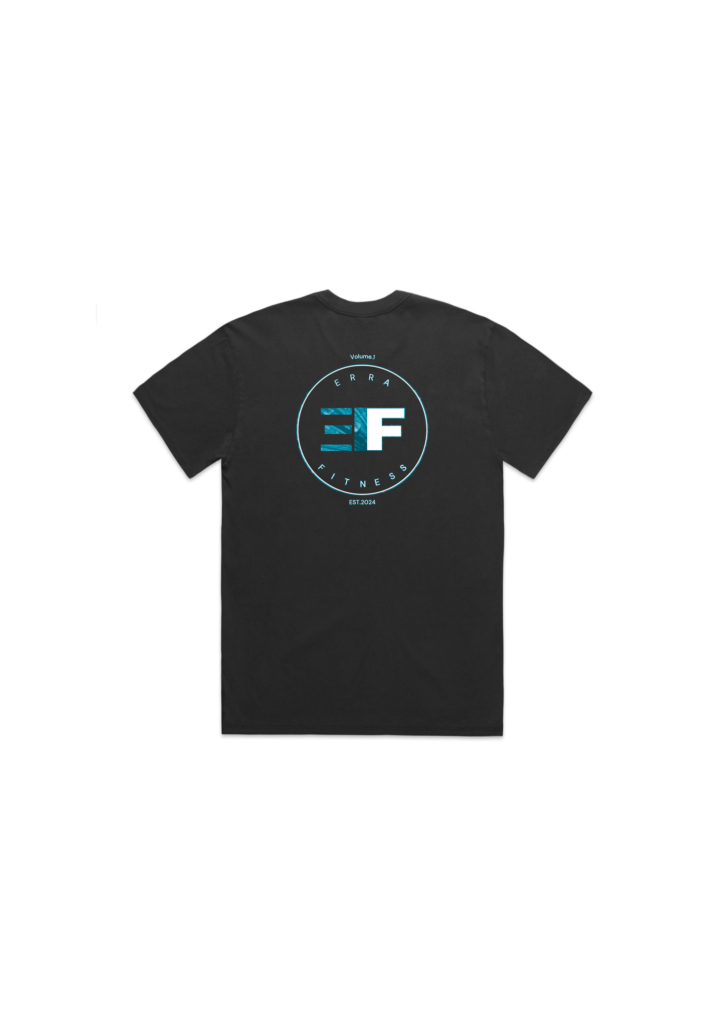 Teal Blue Vol.1 Mens Heavy Faded Tee