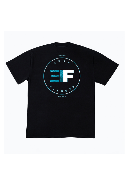 Teal Blue Vol.1 Mens Heavy Faded Tee