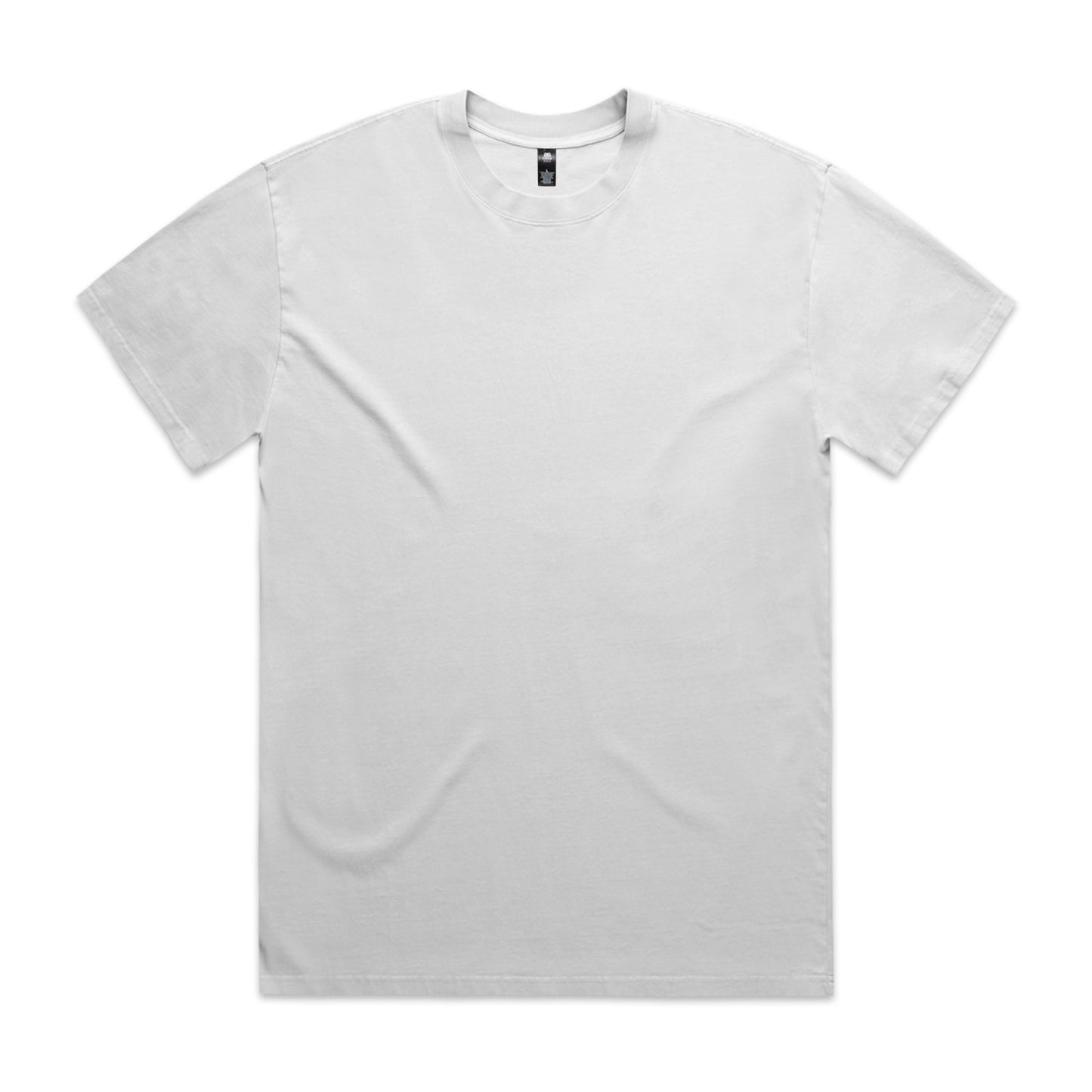Mens Heavy Faded Tee White Logo