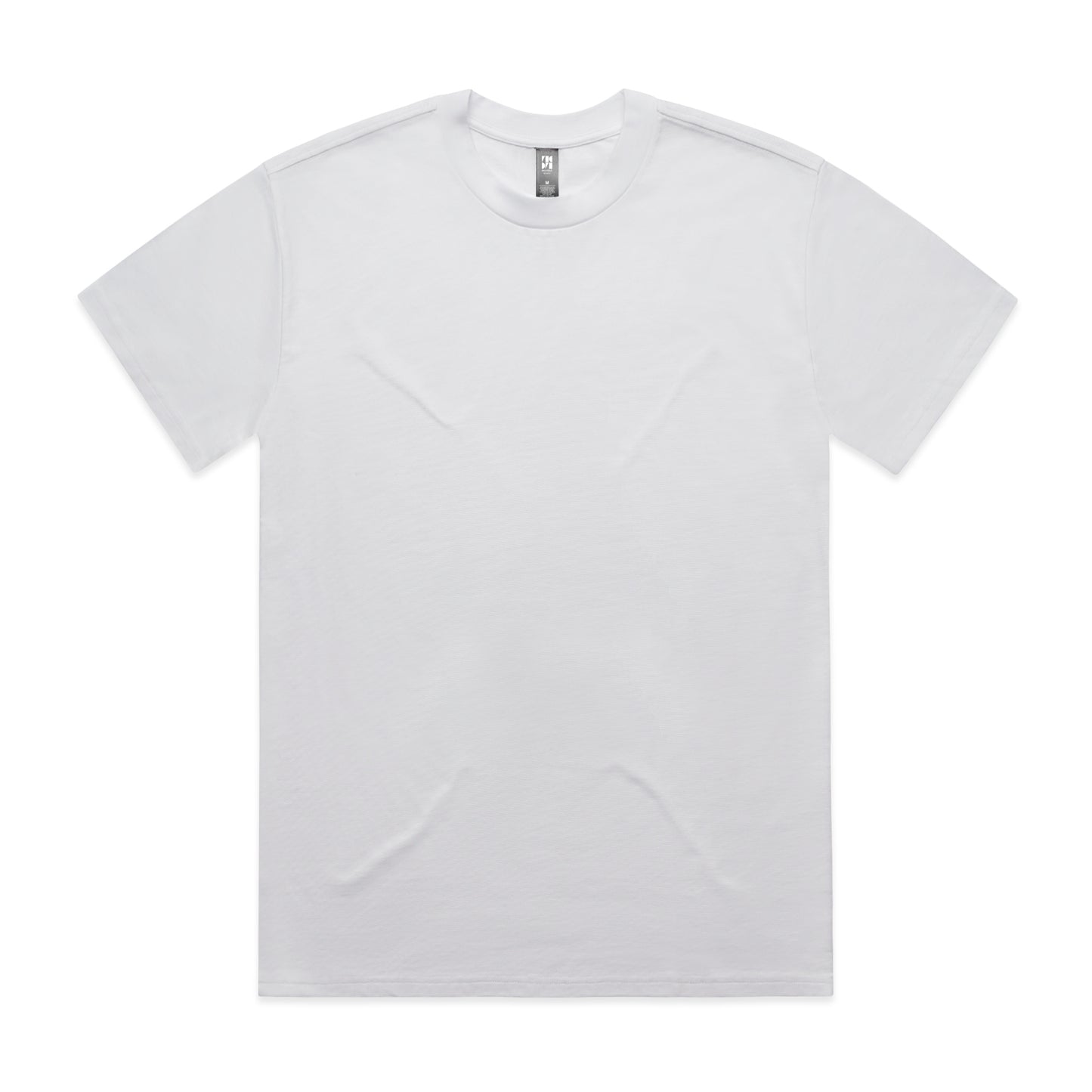 Mens Heavy Tee White Logo